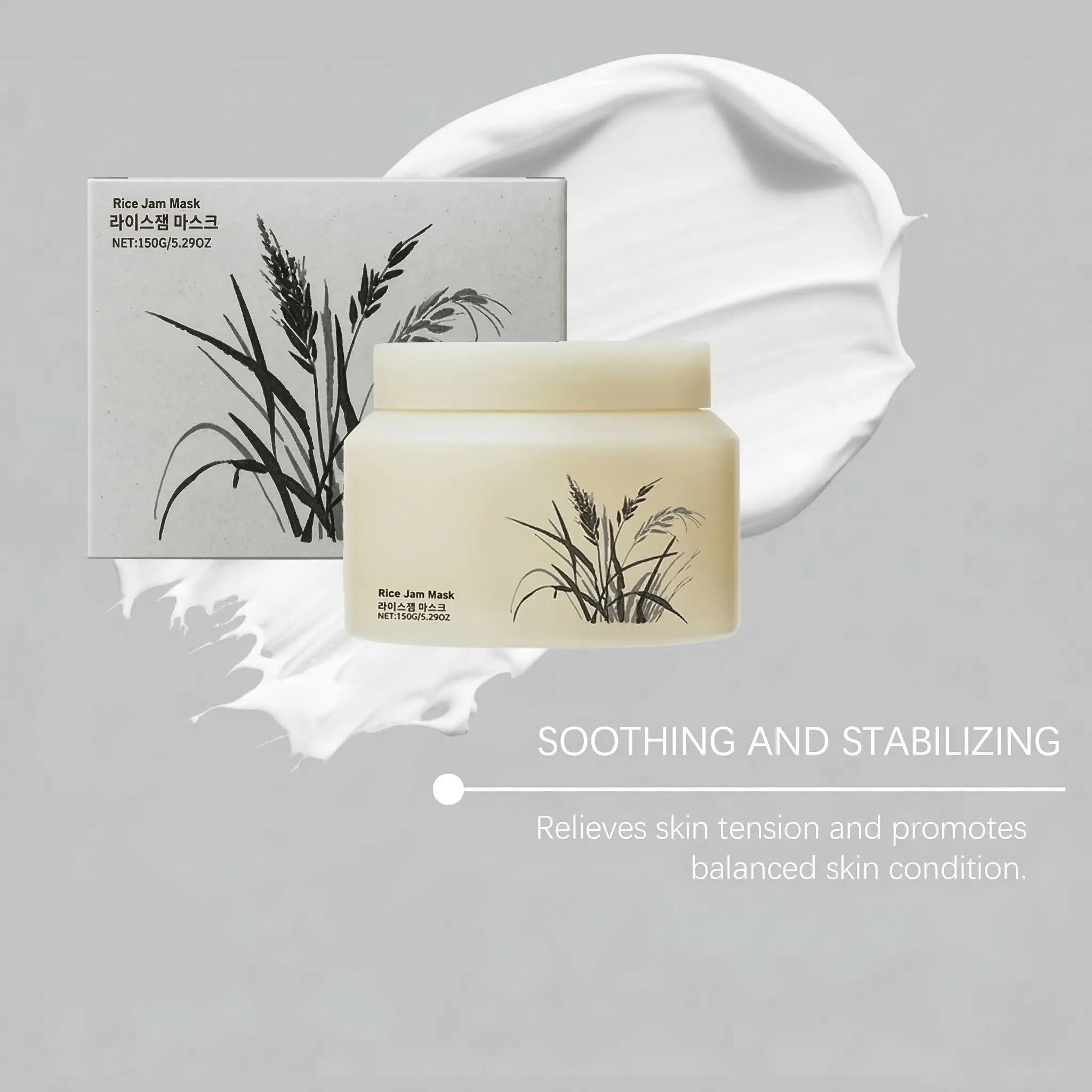 Korean Rice Jam Mask — Glow + Soft Skin (Face & Body) KELIVEA