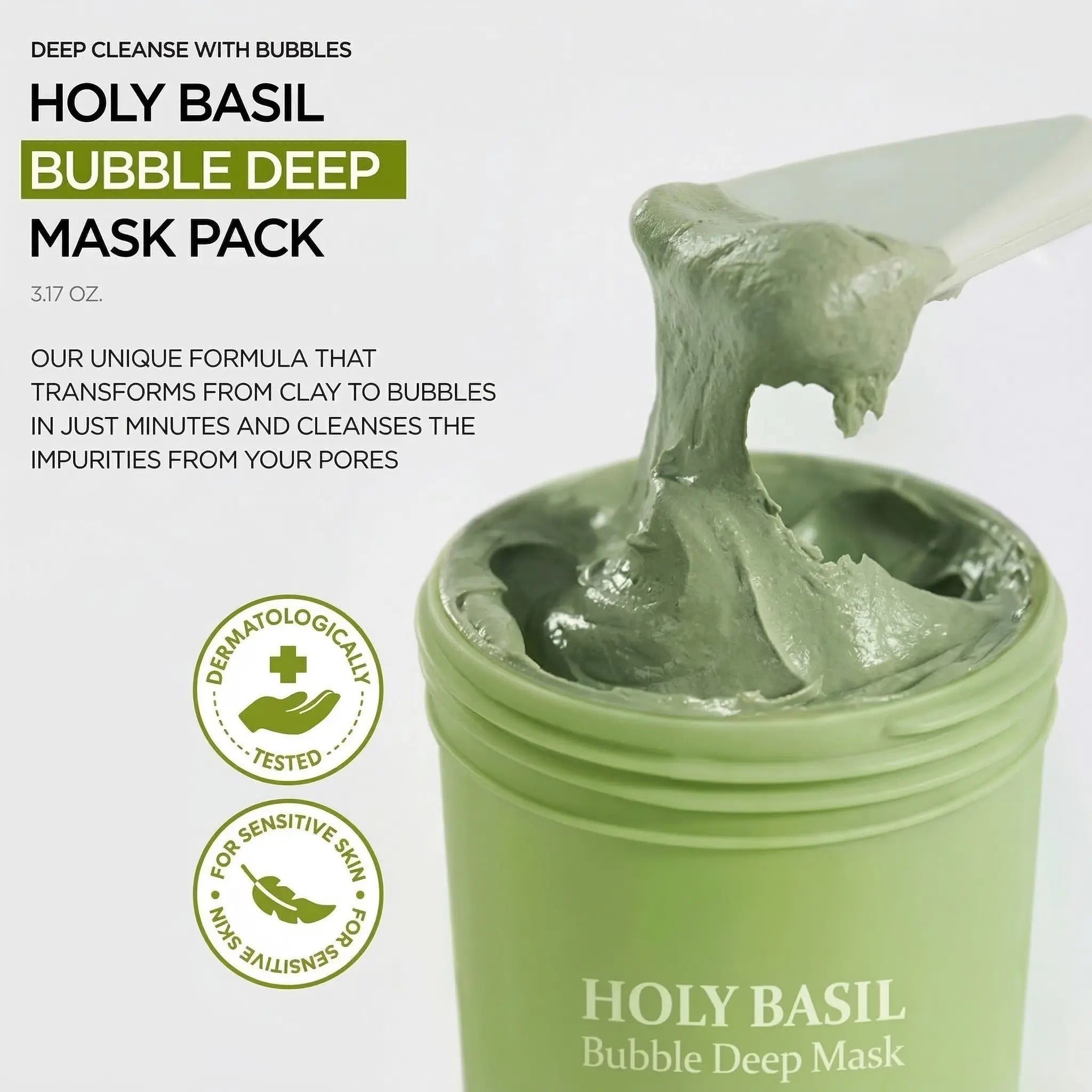 Korean Bubble Deep Mask – Pore & Blackhead Cleanse KELIVEA