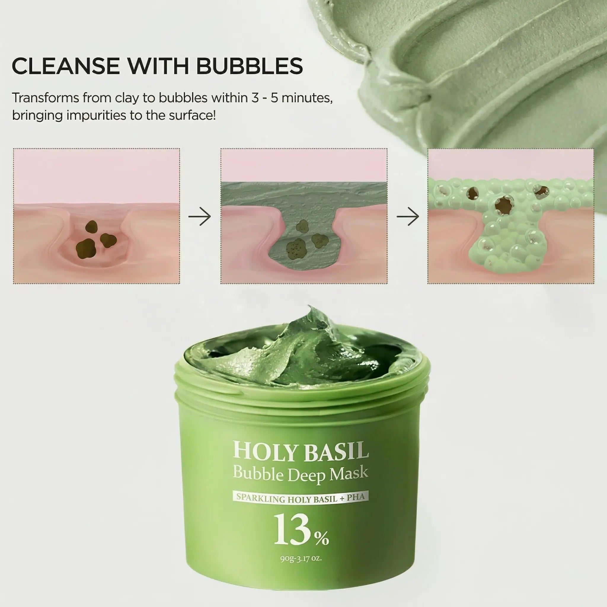 Korean Bubble Deep Mask – Pore & Blackhead Cleanse KELIVEA